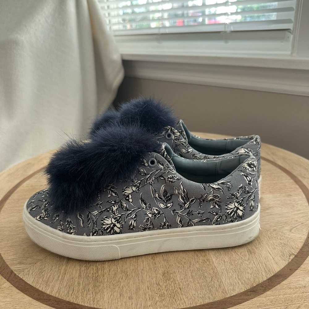 Sam Edelman Puff Pom Platform Slip-On Sneakers